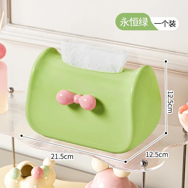 Коробка для салфеток Dopamine, украшение для дома, модная коробка для салфеток, креативный настольный компьютер с расширенными функциями, симпатичные инструменты для хранения бумаги