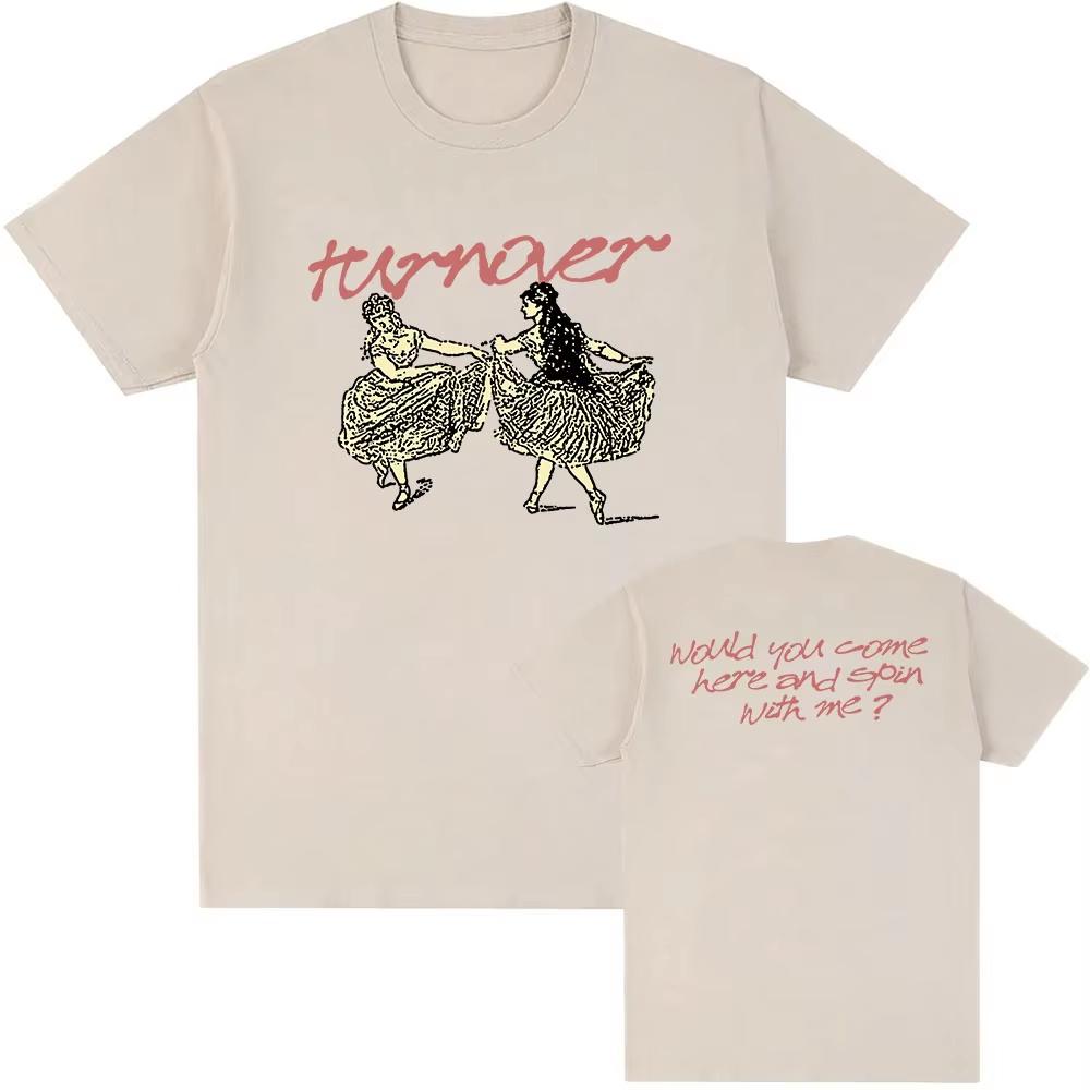DIZZY TEE ОБОРОТ Группа Рок-группа Футболка Гранж Мода Унисекс Уличная одежда Летний Хлопок Свободные Мужские Футболки Хип-хоп Мужская Футболка