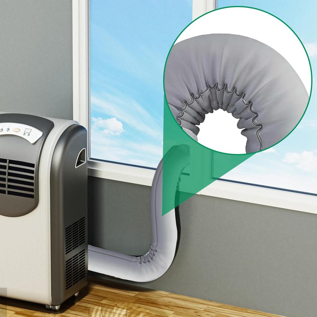 1 шт. Портативный чехол для шланга кондиционера, теплоизоляционный чехол для шланга, чехол для воздуховода, чехол для мобильного шланга кондиционера, теплоизоляционная защита, принадлежности