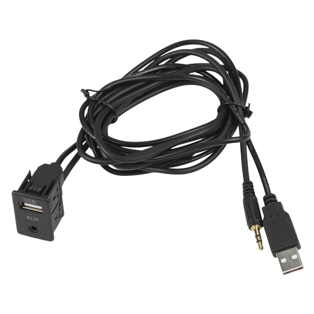 12V Voltage Compatibility Car AUX USB Adapter Dash Mount USB Socket