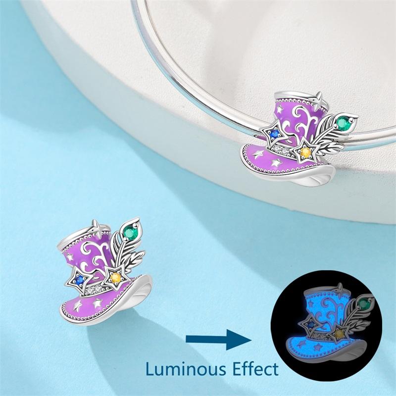 Медные Шармы Разноцветная Фэнтези Магия Академия Шляпа Ведьмы Бусины Подвеска Подходят для Оригинального Браслета DIY Ювелирные Изделия для Женщин