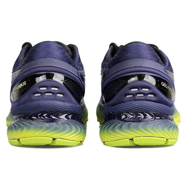 Asics Gel-Nimbus 22 Прочные кроссовки с низким верхом для бега Мужские кроссовки Темно-синий Черный 1011B087-400