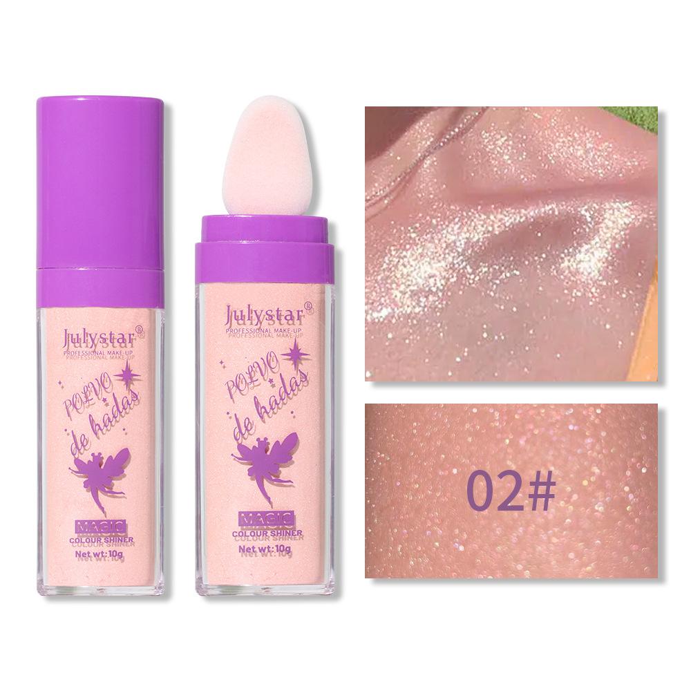 Патч-пудра Fairy Highlight для придания сияния всему телу Пудра-хайлайтер и контурирующая пудра для естественного трехмерного контуринга