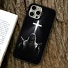 Чехол для телефона с изображением Иисуса Христа для iPhone 17,16,15,14,13,12,11 Plus,Pro Max,XS,Цветной Серебряный Внутренний Чехол