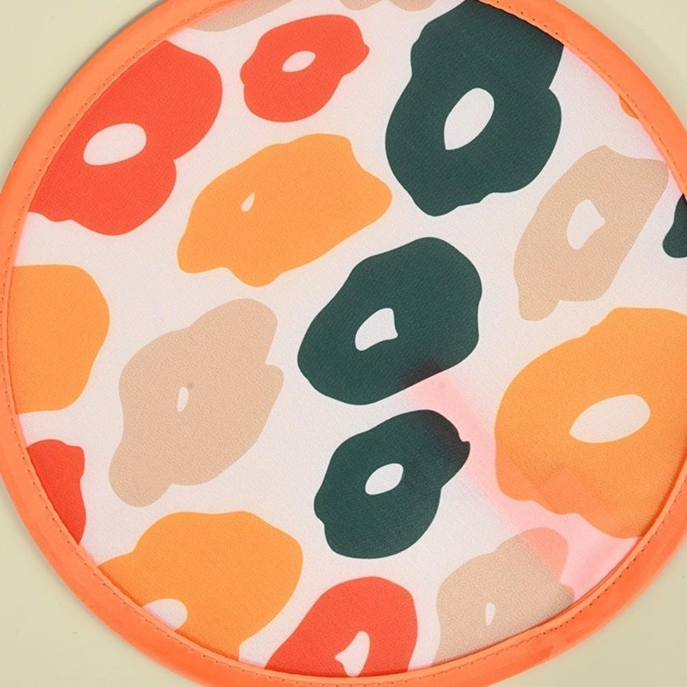 Japanese Style Portable Folding Fan Collapsible Flying Disc Fan Lightweight Cooling Fan Travel