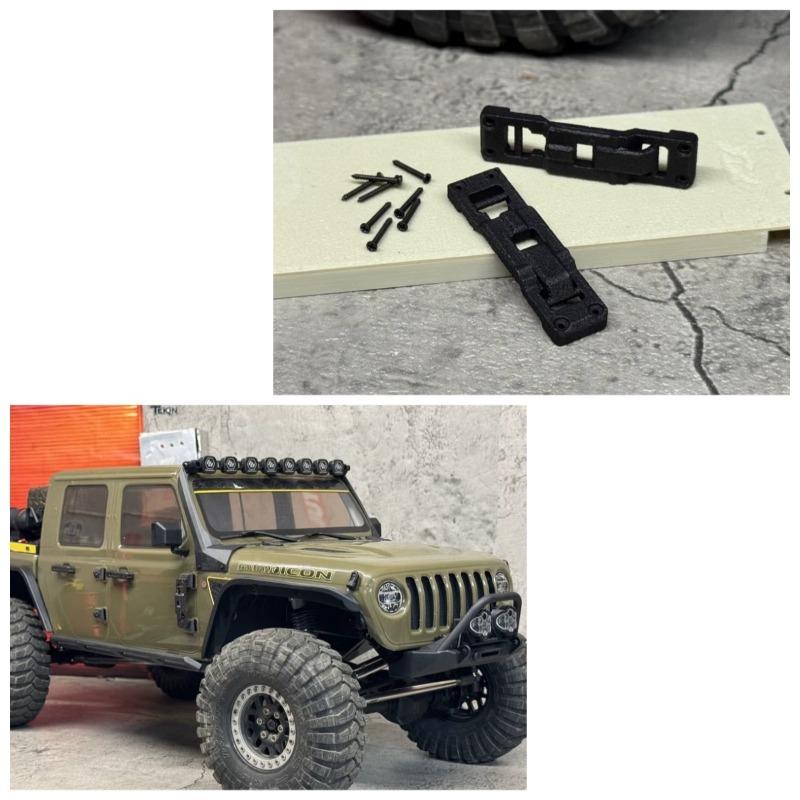 Simulated Door Ladder Climbing Ladder PA12 Nylon RC Upgrade Parts for Axial SCX10 III Jeep Gladiator 1/10 RC Crawler