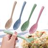 Plastic Pudding Party Dessert Ice Cream Kitchen Utensil Wheat Straw Spoon Spoon Scoop Rice Scoop