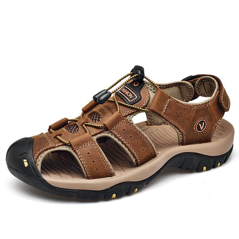 Flat Male Shoe Breathable Daily Use Beach Men's Sandal Casual Luxury 2024 Adult Trend New Summer Low Price Original 39 Designer