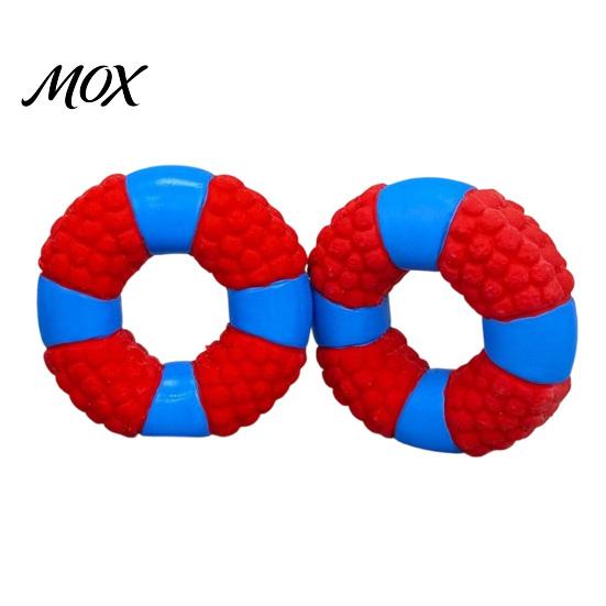 Interactive Play for Dogs Lifebuoy Ring Dog Toy, Latex Squeaky Chew Teeth Durable Toys Cleaning Toy Aggressive Chewers, Pet Training Gifts Birthday