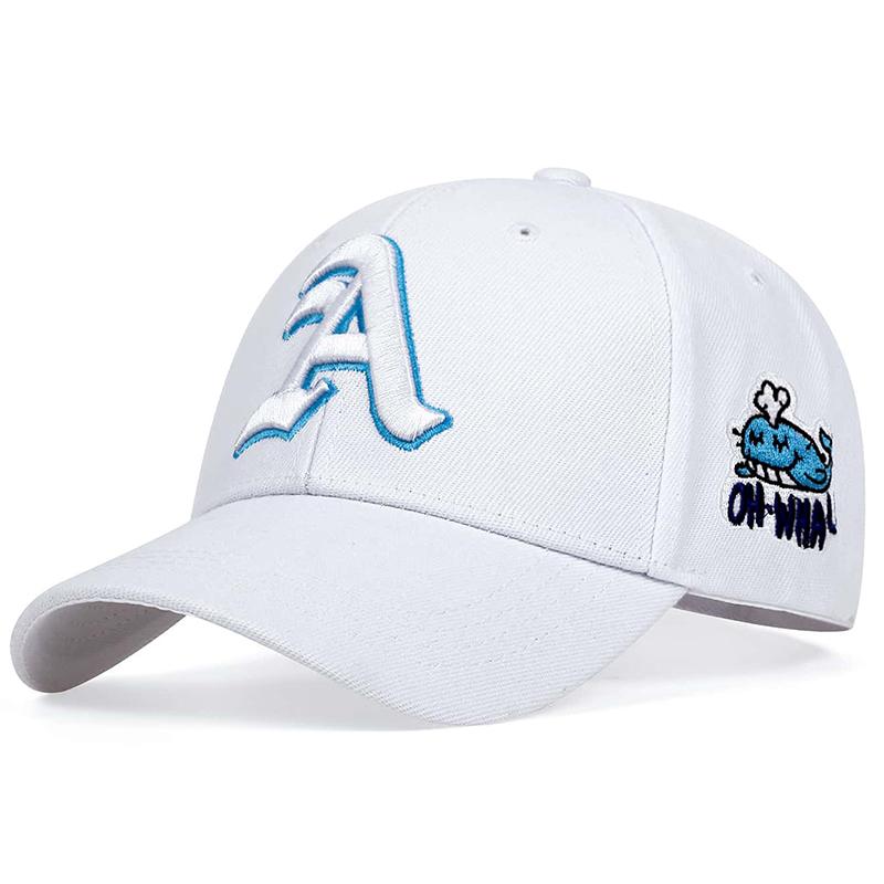 Fashion Letter A Side Dolphin Embroidery Baseball Hat Men and Women Cotton Hats Outdoor Sun Protection Cap Summer Caps Golf Hat