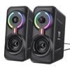 ONIKUMA L6 Computer Speaker, Home Wired Subwoofer, Heavy-duty Gaming, Stereo, Noise Reduction, High-definition Quality RGB Light