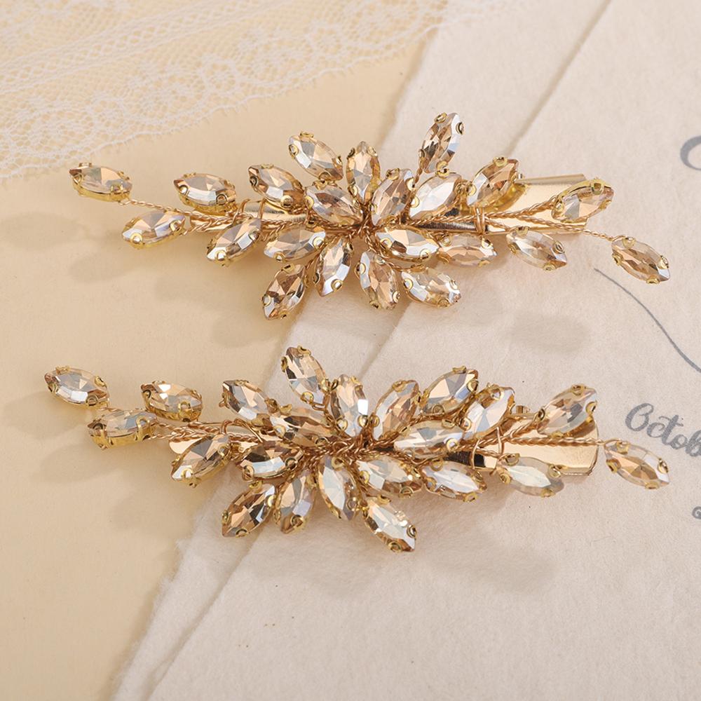 2 шт. Заколка для волос со стразами для свадьбы, свадебное украшение для головы, серебристый, черный, свадебные аксессуары для волос, зеленый, красный, тиара, синий, фиолетовый, украшения