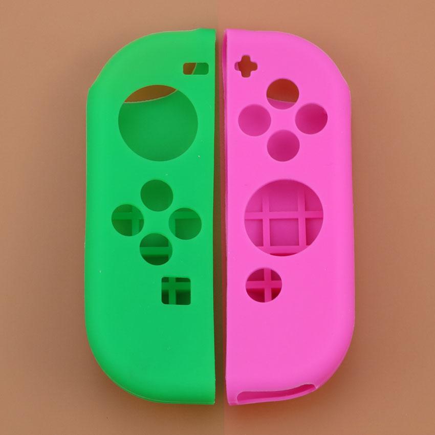 JCD 1Set Left Right Soft Silicone Rubber Grip Gel Guard L R Controller Gamepad Sleeve Case Cover For Switch Joy-Con Joycon NS