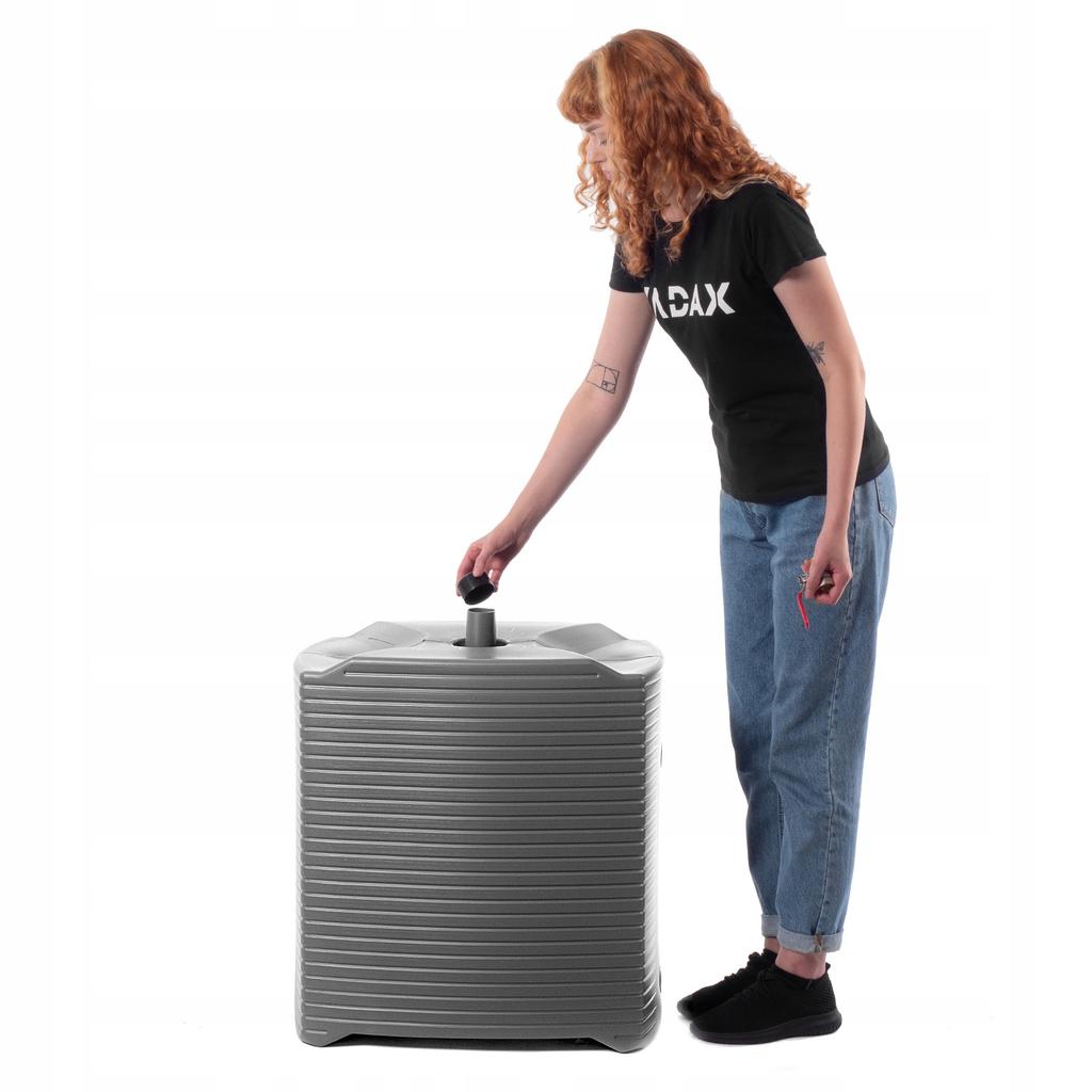 KADAX Zbiornik Na Deszczówkę Pojemnik Zestaw