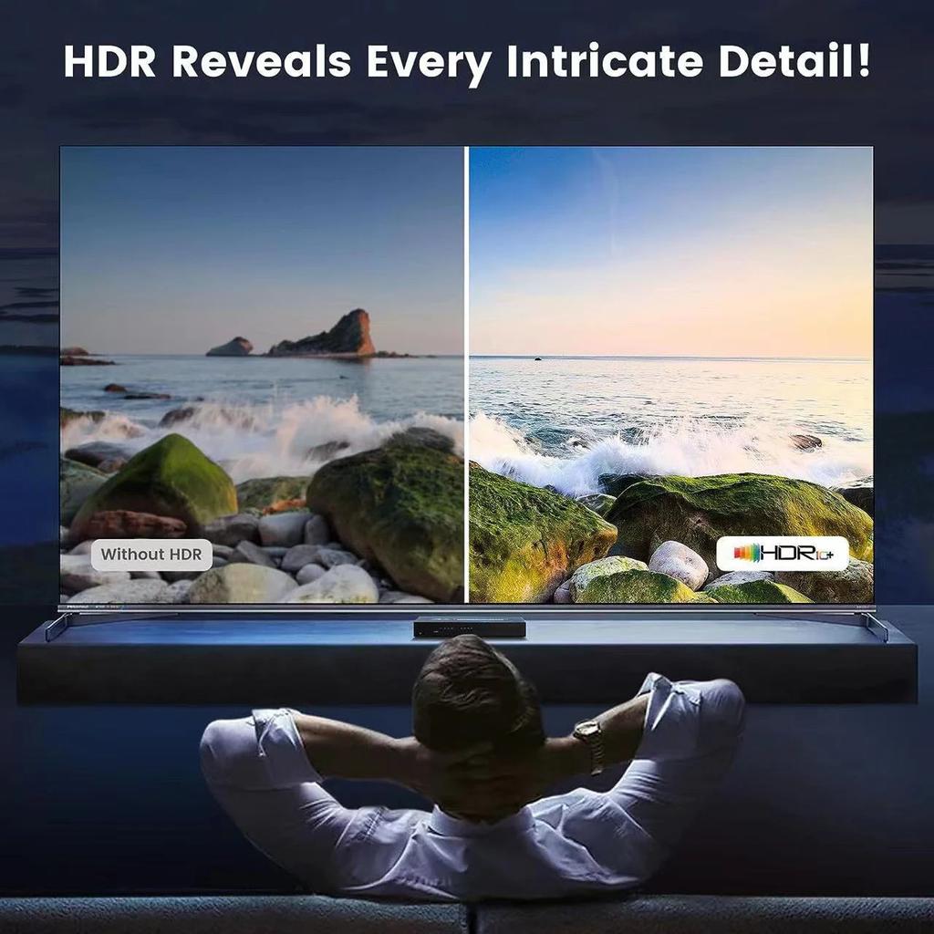 Q8-4 Ультратонкий HDMI 2.1 8K 60 Гц Игровой Переключатель для Домашнего Кинотеатра 4x1 Адаптер с Пультом Дистанционного Управления