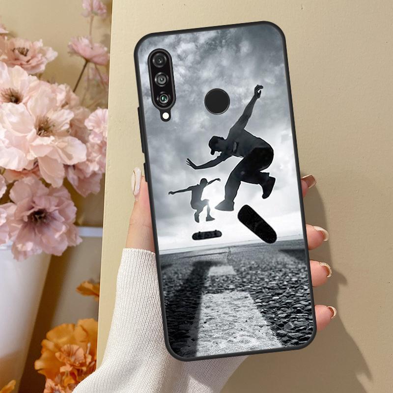 Крутой чехол для скейта для Honor 50 8X 9X 10i для Huawei P50 Pro P20 P40 P30 Lite P Smart 2021 Nova 5T