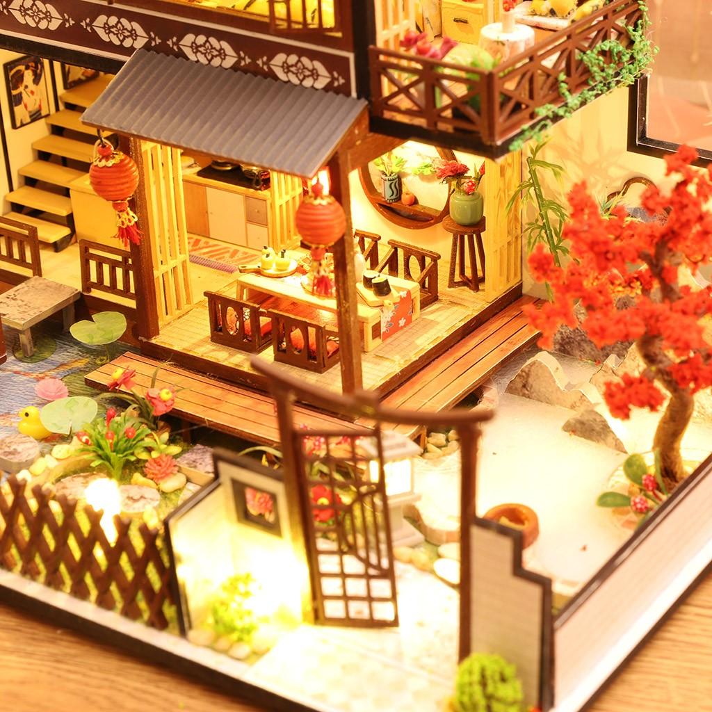 3D деревянный кукольный домик древний город DIY миниатюрная модель рождественские подарки игрушки