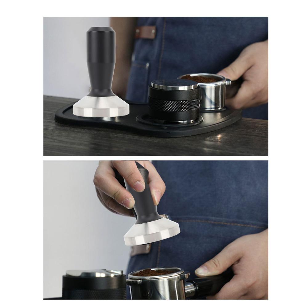 Stainless Steel Portafilter Tamper Ergonomic Handle Coffee Hand Tamper Espresso Making