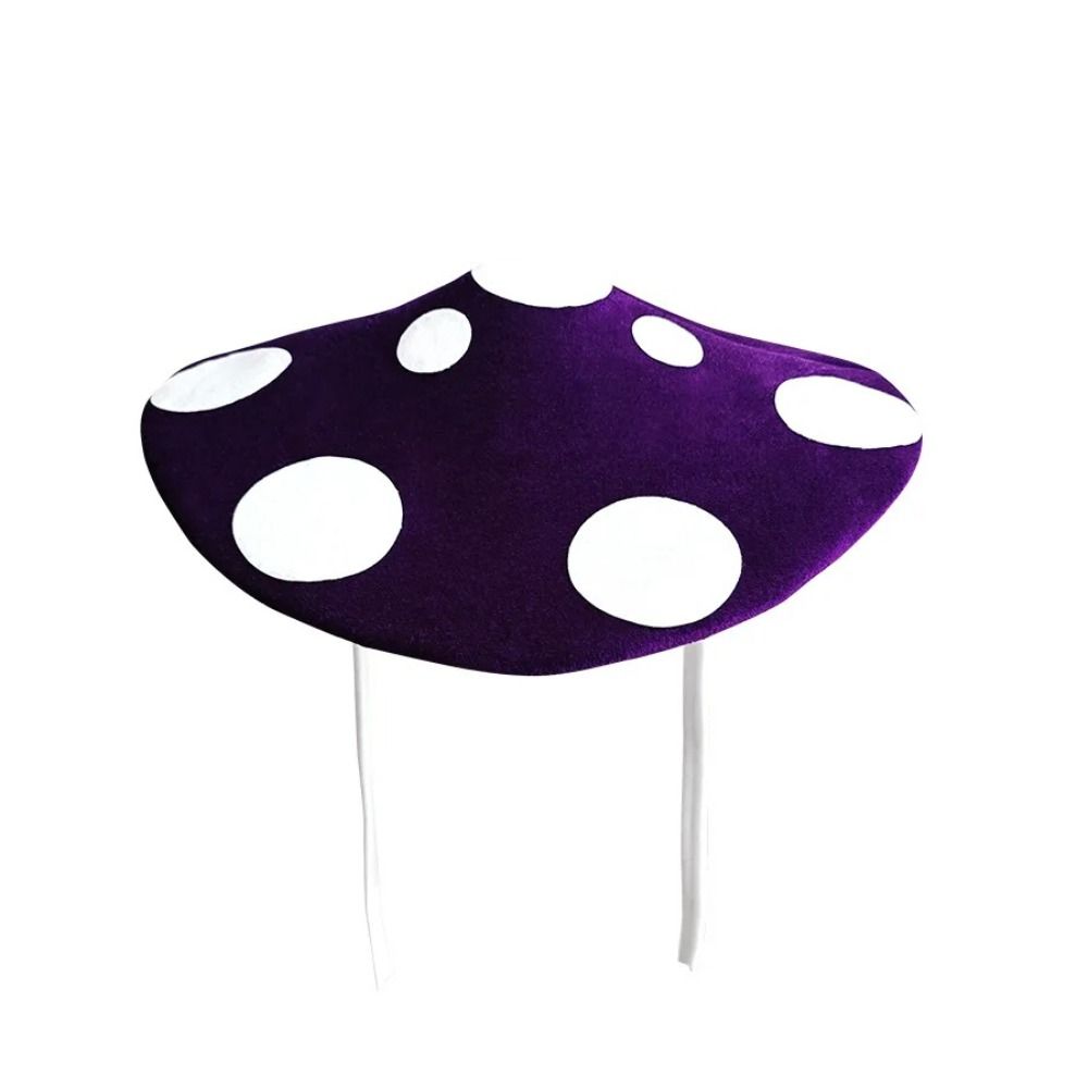 Cartoon Mushroom Plush Hat Plush Cosplay Headgear Cute Roleplaying Photo Hat Photo Session