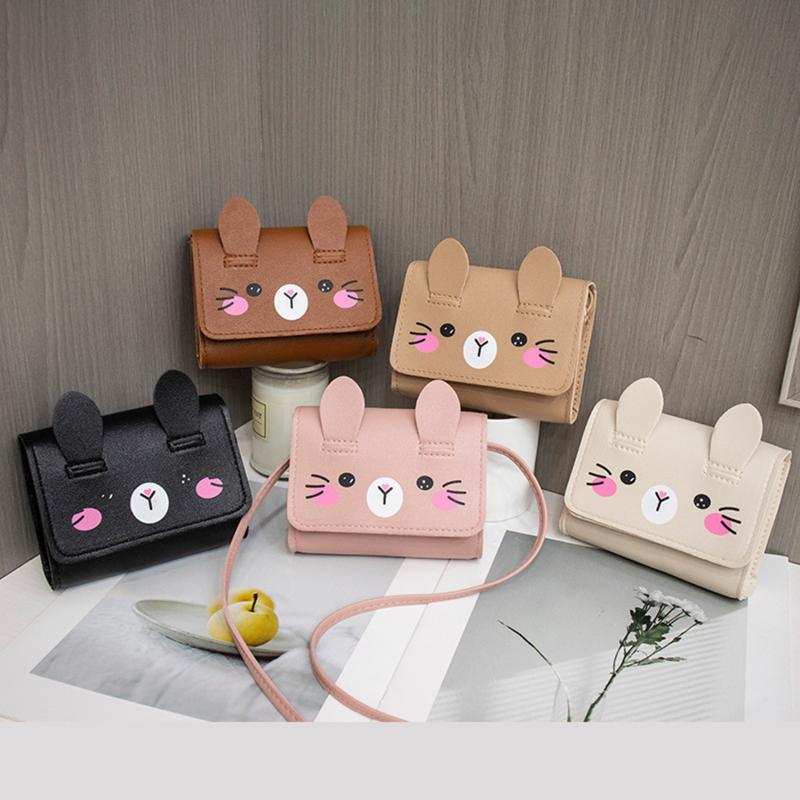 Children's Mini Handbags Cute Kids Coin Purse Wallet Fashion Princess Baby Girls PU Leather Small Shoulder Crossbody Bag