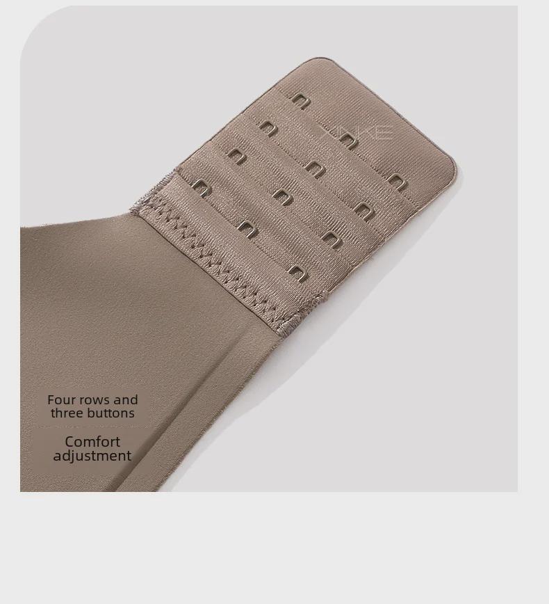 Бесшовный мягкий бюстгальтер с глубоким V-образным вырезом для маленькой груди — без стального кольца, предотвращает провисание и увеличивает грудь по бокам