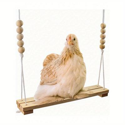 Игрушка-качели для кур, Деревянная жердь-подставка для, Большая жердь-лестница для домашней птицы, кур, попугаев, Игрушка для развлечения питомцев