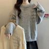 Sweater for Women Autumn Winter Thickened Warm Knitted Stretchy Long Sleeve Tops