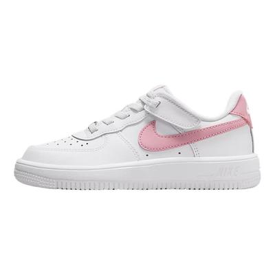 Force 1 Low EasyOn PS Белые Средний Мягкий Розовый Детские Кроссовки IH4498-115