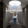 Светодиодные потолочные светильники с датчиком движения 110В 220В Накладные PIR-светильники для гостиной Панельные светильники Светильник