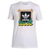 Adidas Originals Tropical Bb Pullover Breathable Round Neck Short Sleeve T-Shirt Men Tops White DT8108