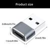 Металлический USB-адаптер на Type C OTG Простая установка Plug and Play Для мобильных устройств и ПК Быстрая передача файлов 480 Мбит/с