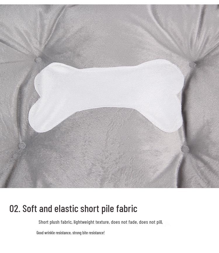 Теплая лежанка для маленьких, средних и больших собак - Гнездо и коврик для домашних животных для собак и кошек