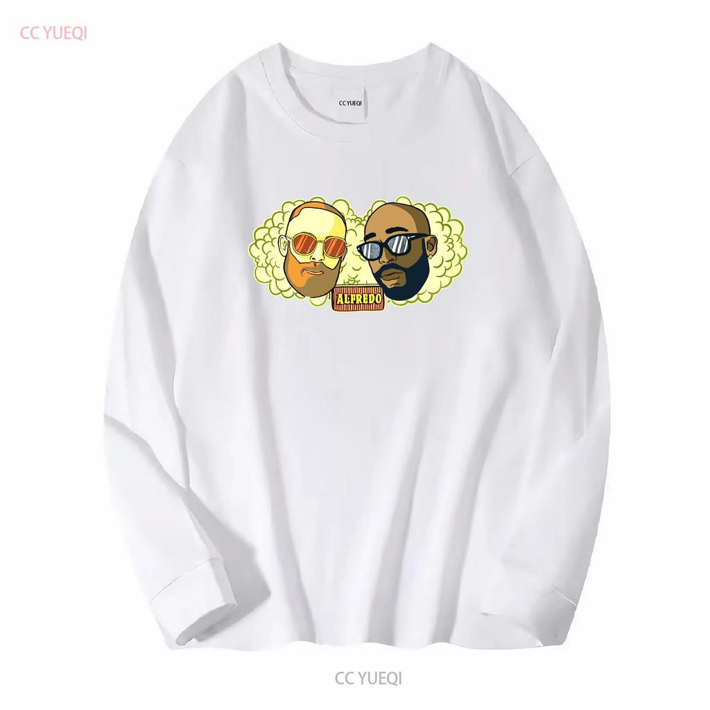 Футболка Freddie Gibbs x The Alchemist Alfredo Размер L Cheech Chong Flip винтажная Стирка Дышащая Эластичная Повседневная уличная одежда