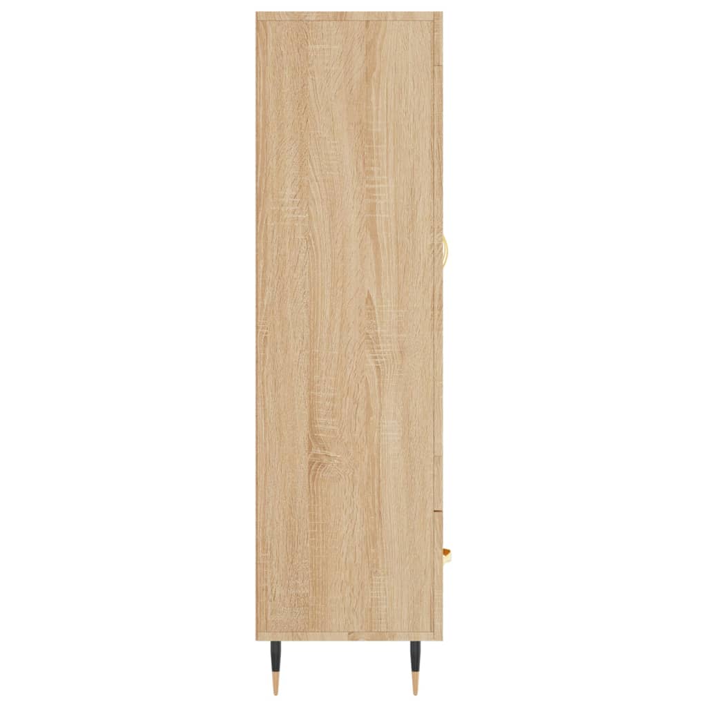 Highboard in Sonoma Oak Finish 27.4 x 12.2 x 45.3 (L x W x H) Particleboard