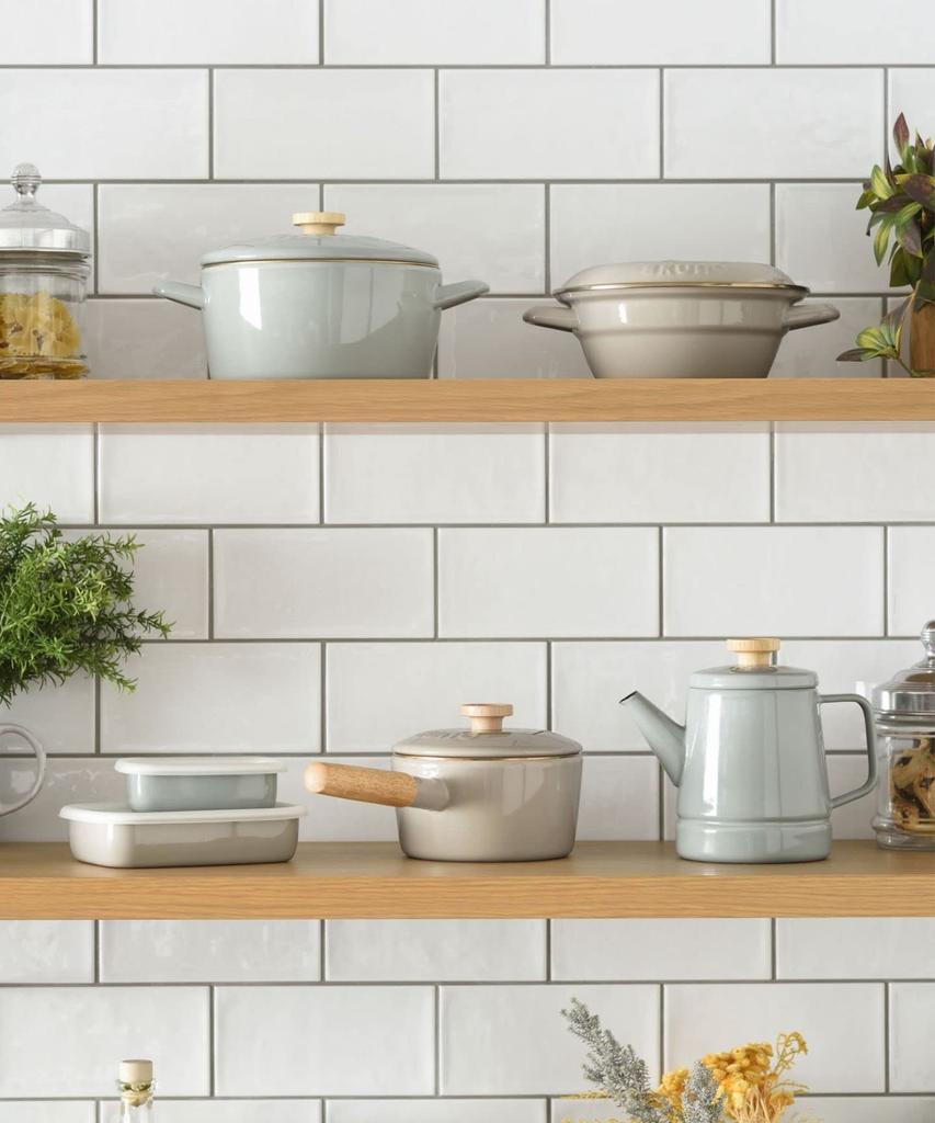 BRUNO Эмалированный индукционный прямой огонь газ Fuji Enamel уличный чайник, 1,6 л, Совместимый, Совместимый, Совместимый, Коллаборация, Серо-бежевый, Использовать, BHK282-GRG