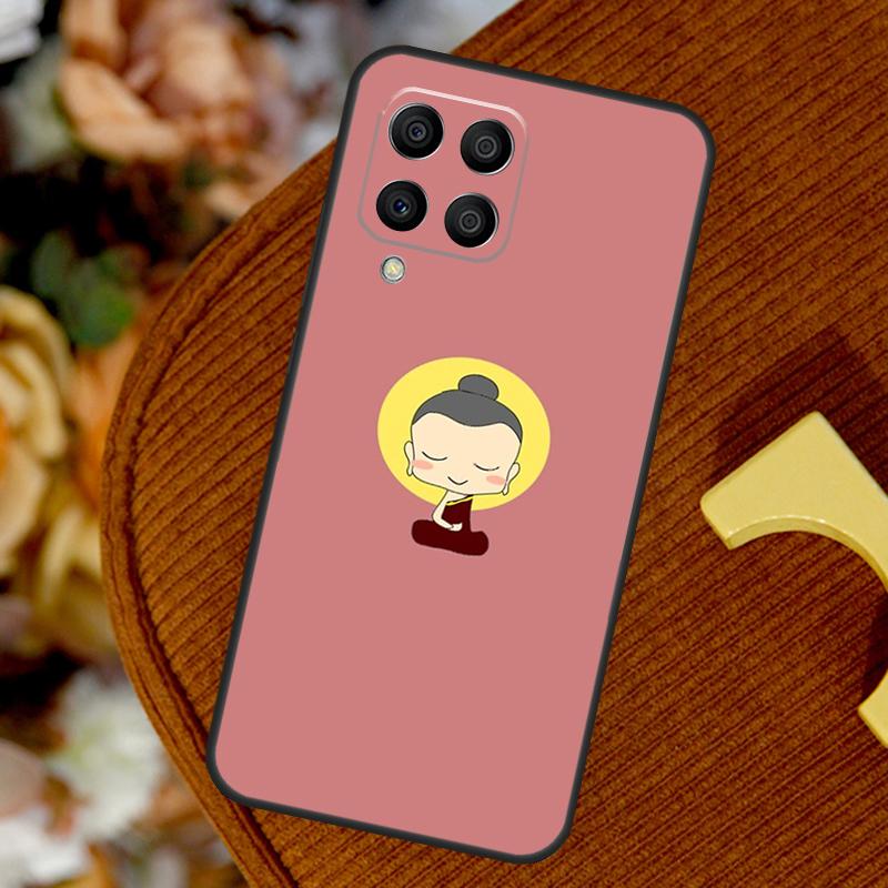 Милый Будда Монах Дзен Буддизм Для Samsung Galaxy M32 M52 M12 M55 M15 M13 M23 M33 M53 M20 M21 M51 M34 M54 M30s M31s Чехол