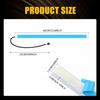 2PCS RGB Flexible 60cm Auto Car LED DRL Tube Strip Headlight Light APP Control