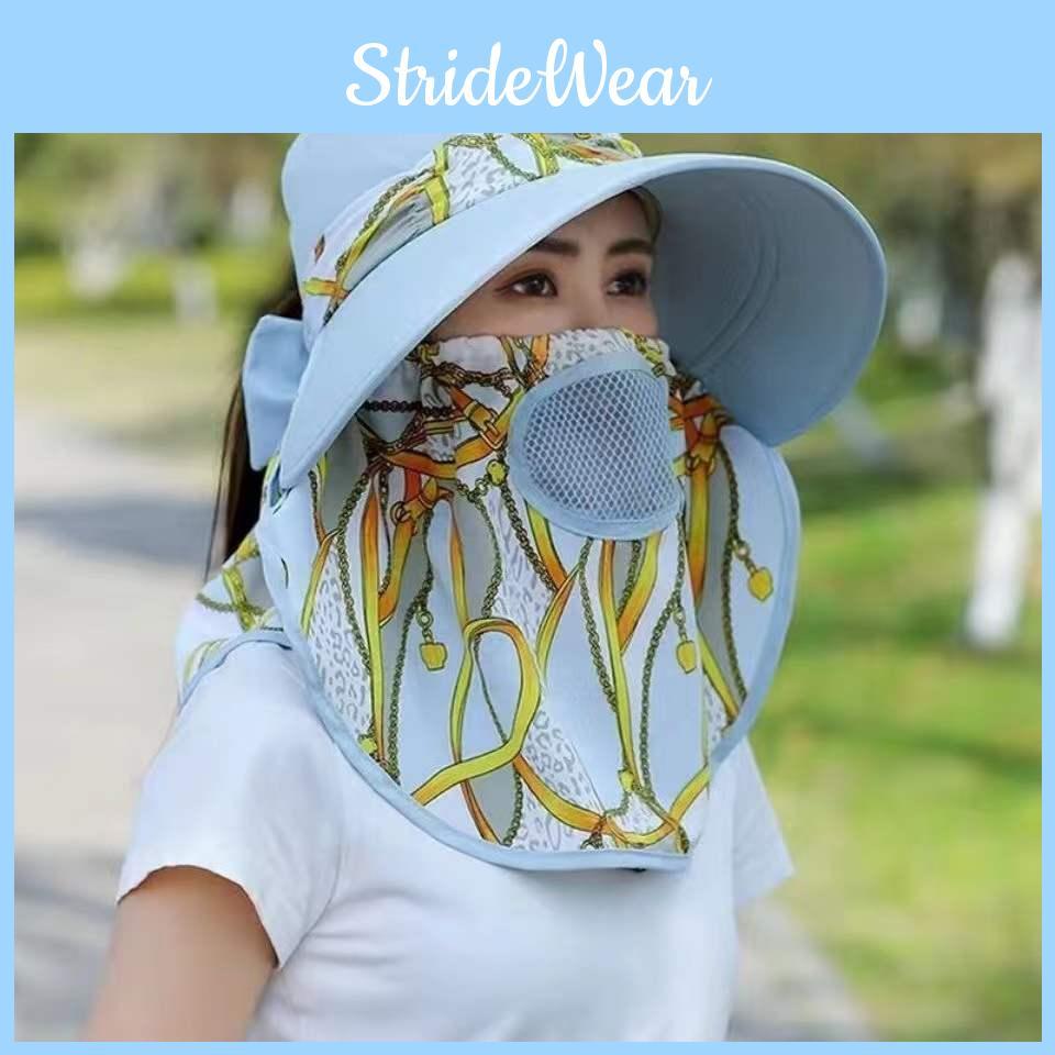 Womens Sun Hat With Wide Brim And Neck Shield For Spring And Summer Outdoor Wear