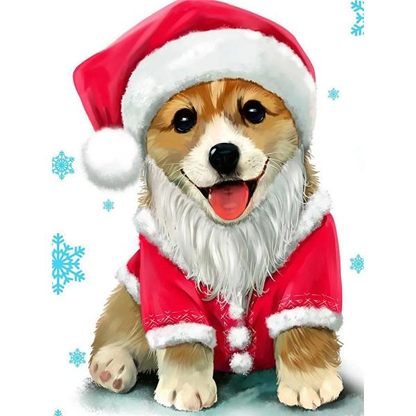 5D DIY Алмазная картина Набор Милый щенок Искусство Алмазная вышивка Стразы Украшения для дома