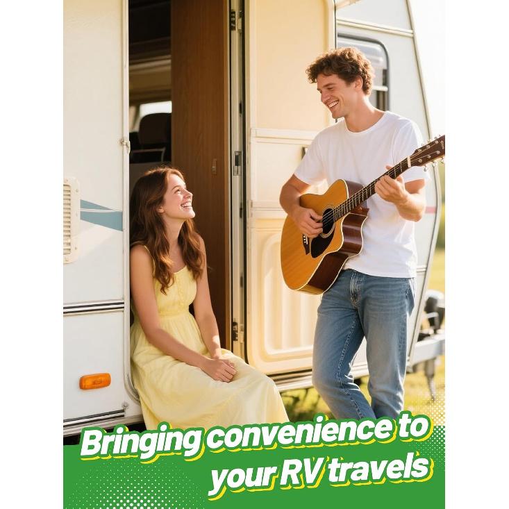 Сильный магнитный держатель двери для автодома - Защелка двери для кемпера и автодома, чтобы держать двери открытыми на ветру, Легко достать, С клеем и винтами, Прочный стопор для прицепа