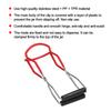Can Jar Clamp Multifunctional Stainless Steel PP AntiScalding Tray Dish Clamp Kitchen Tool(Red )