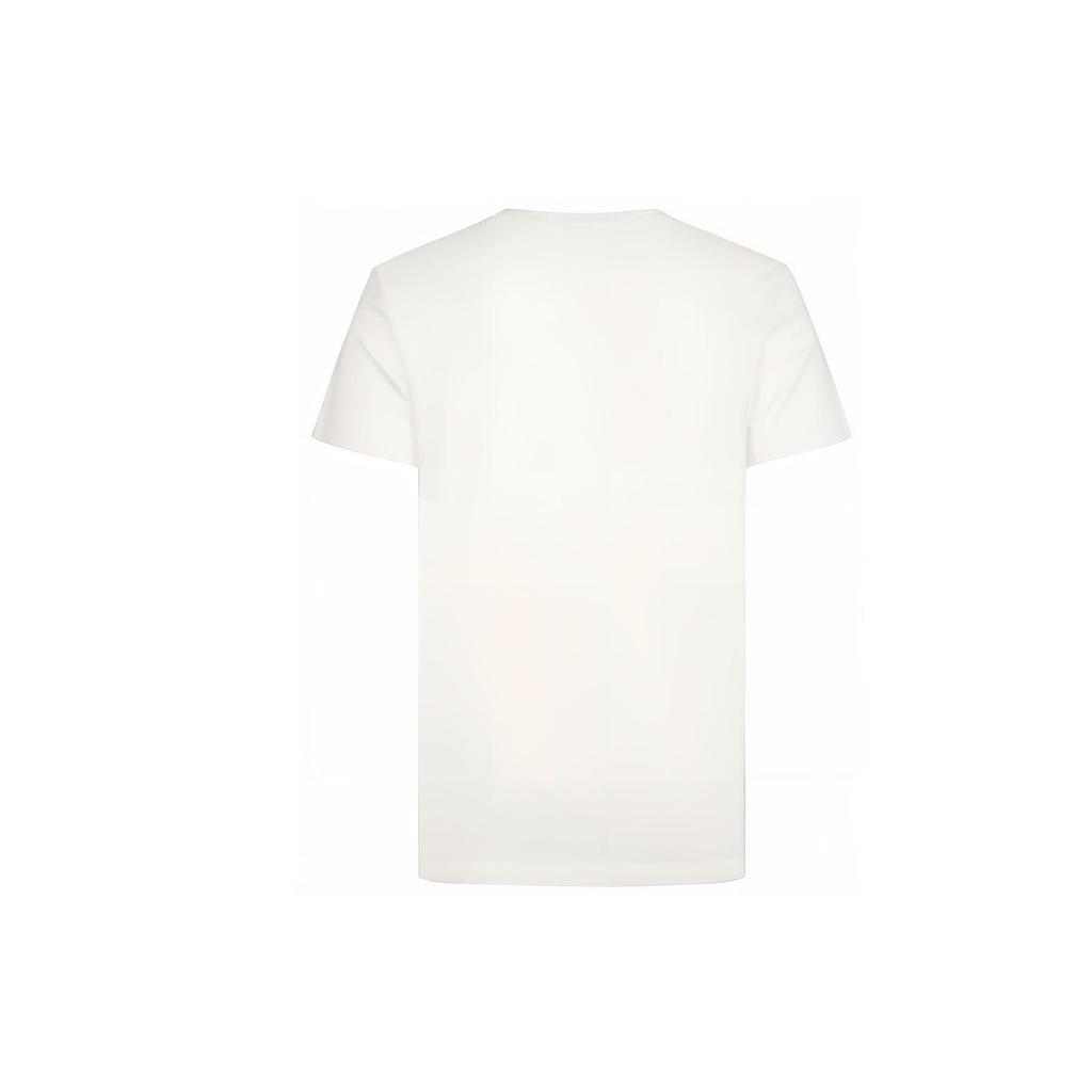 Calvin Klein Хлопковая футболка с принтом логотипа, мужские топы, белая J320770-YAF