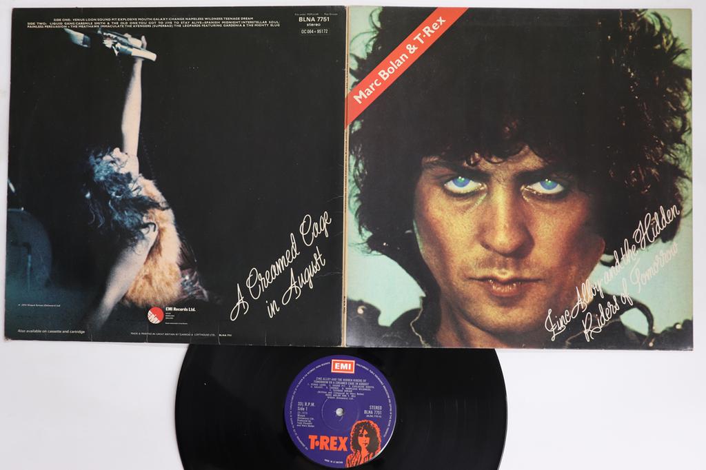 Виниловая пластинка MARC BOLAN T.REX Сплав цинка и Скрытые Всадники Тома BLNA7751 T REX 1974 Великобритания Рок Б/у