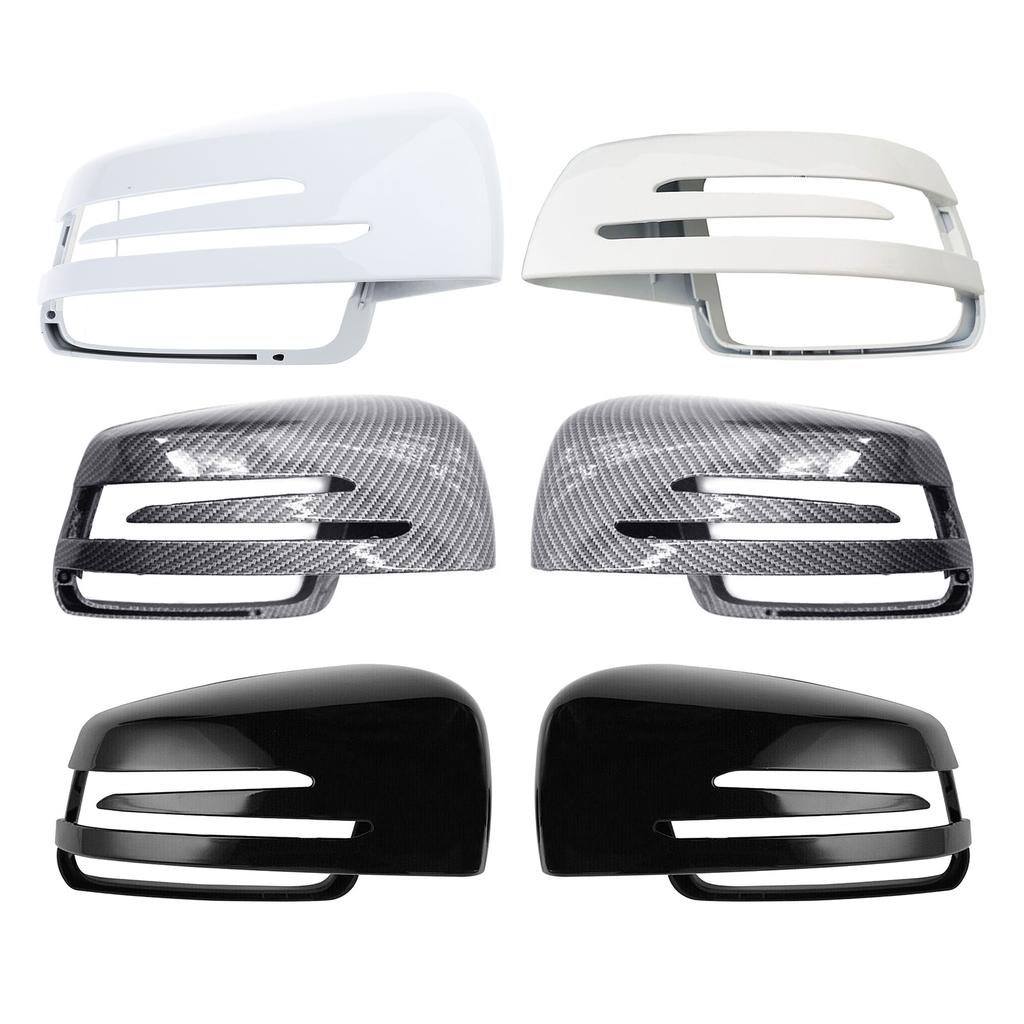 Левая правая боковая дверная крышка зеркала для Mercedes W204 X204 W212 W221 C300 C218 Крышка бокового зеркала автомобиля Корпус крышки крыла