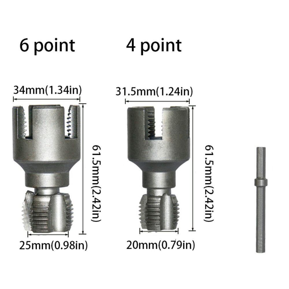 Набор экстракторов для легкого удаления винтов Компактный инструмент для извлечения винтов Экстрактор сломанных винтов Труба ПВХ
