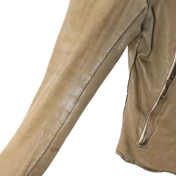 Sisii Сделано в Японии кожаная куртка Бежевый Женская Б/У