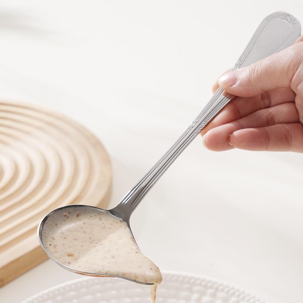 Long Handle Sauce Spoon Duckbill Shape Serving Spoon Duck Mouth Spoon for 2pcs Hot Pot Cooking