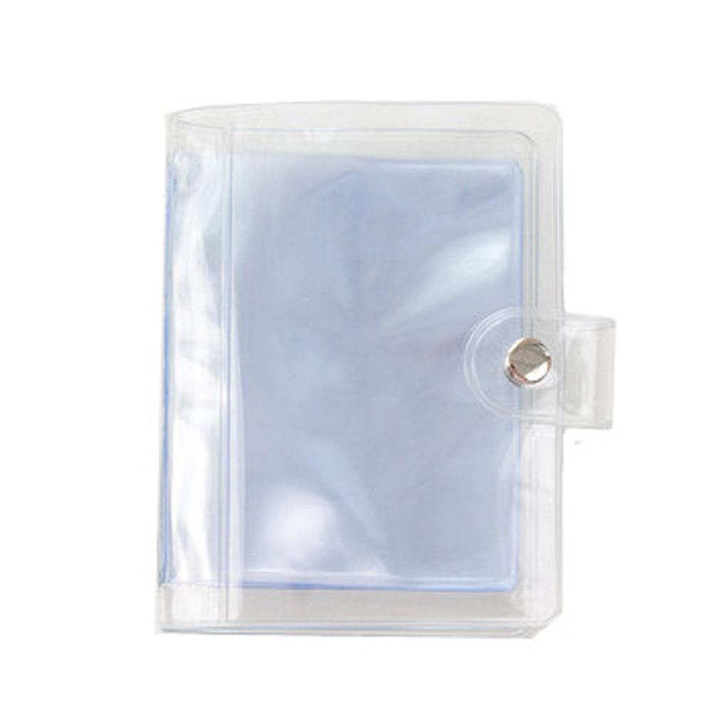 Transparent Glitter Jelly Color Binders Albums Photo Album Card Holder Card Stock Mini Photo Album