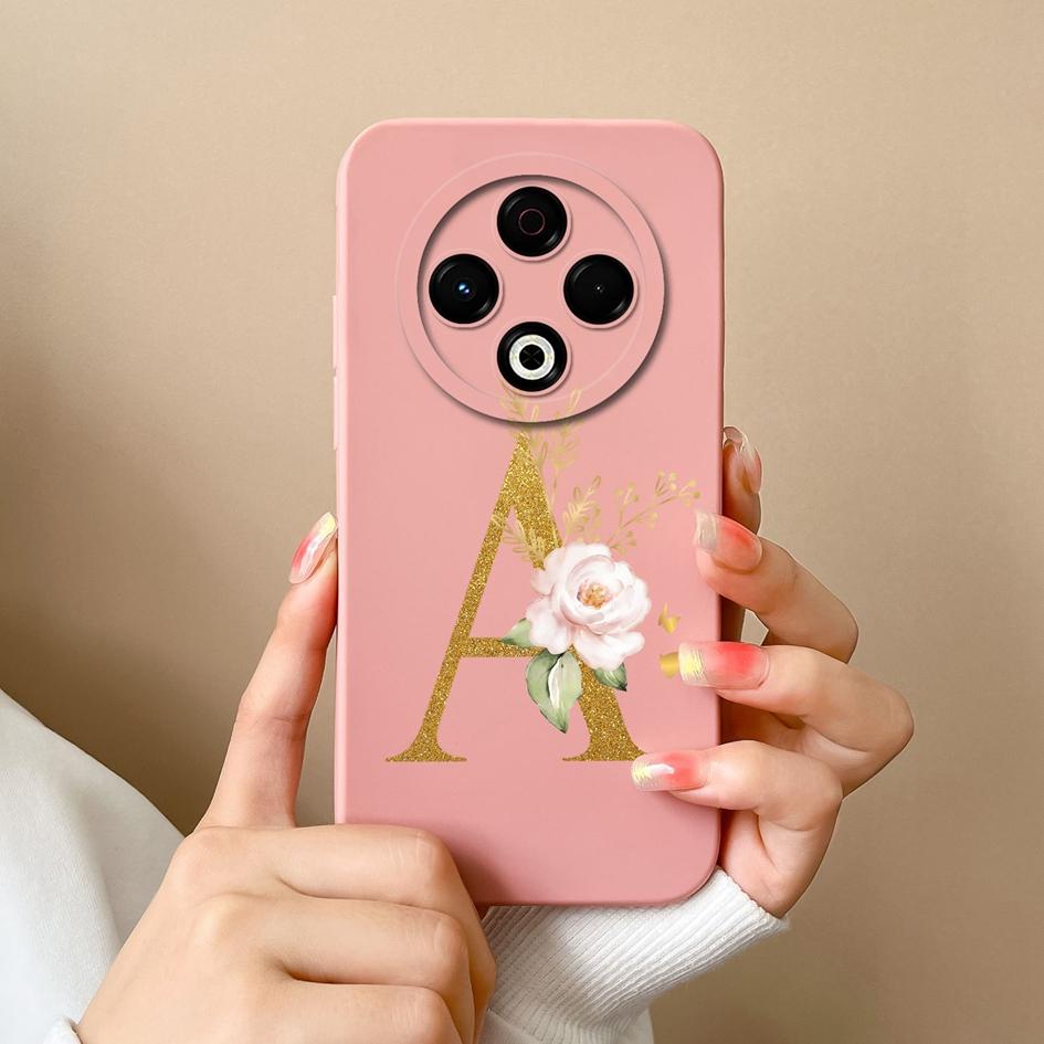Чехол для Tecno Spark GO 1 2025 Sprak 30 20 Pro 30C Pop 9 Camon 30S Pro 4G 5G популярные цветы AZ буквы мягкий силиконовый противоскользящий чехол для телефона Tecno