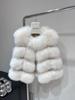 Autumn and winter fox fur vest women's short young fashion and thin temperament socialite style vest jacket women